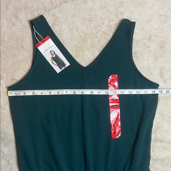 NWT Lole Women's Deep Green Soft Stretch Romper sz M - Picture 6 of 9